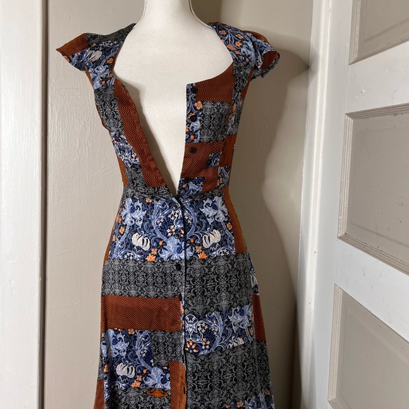 ASOS Women’s glamorous petite patchwork paisley maxi dress - Picture 1 of 4